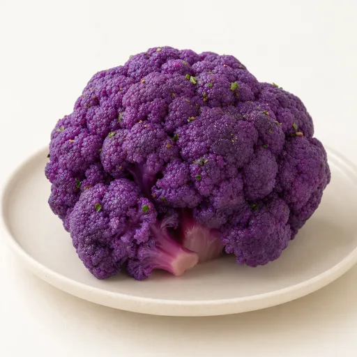 Purple cauliflower