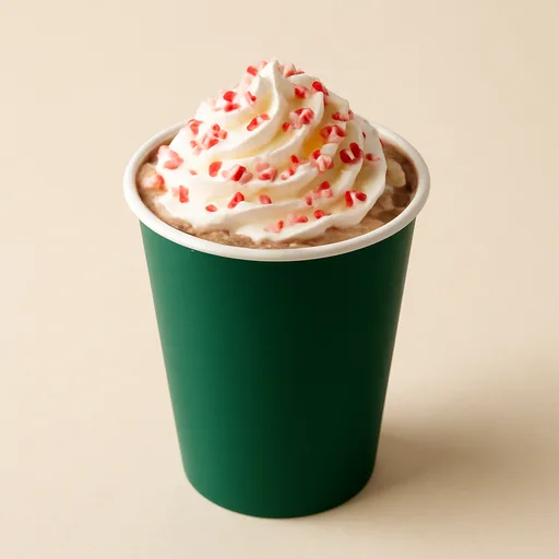 Starbucks Peppermint Mocha (Grande with 2% milk, whipped cream)